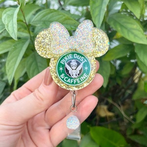 Badge Reel Princess Coffee, Badge Reel Nurse, Badge Reel Custom, Badge Reel Personalized, Badge Reel Glitter, Badge Reel RN