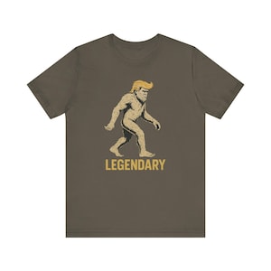 Trump Sasquatch Tee: Funny Political Bigfoot Shirt