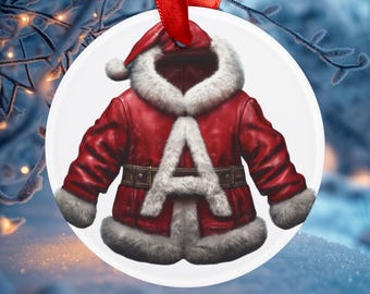 Personalisierte Alphabet Weihnachtsverzierung: Acryl Feiertags-Baum-Dekoration