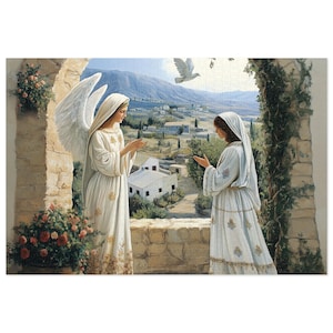 Mary Christmas Jigsaw Puzzle: Festive Holiday Family Activity