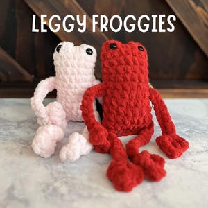 Long Leg Frog Plushie, Froggy, Stuffed Animal