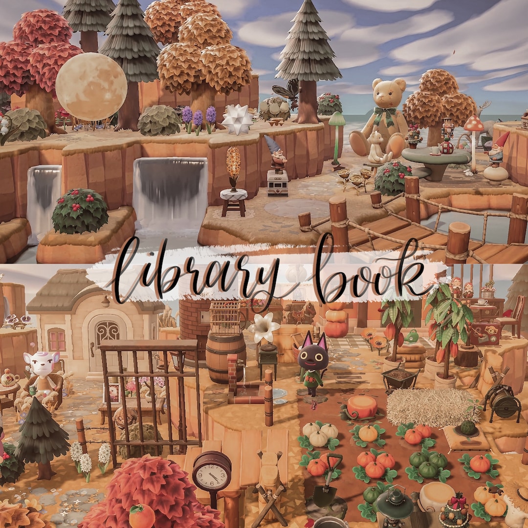 Library Book ACNH Animal Crossing Preset for Lightroom Mobile Etsy