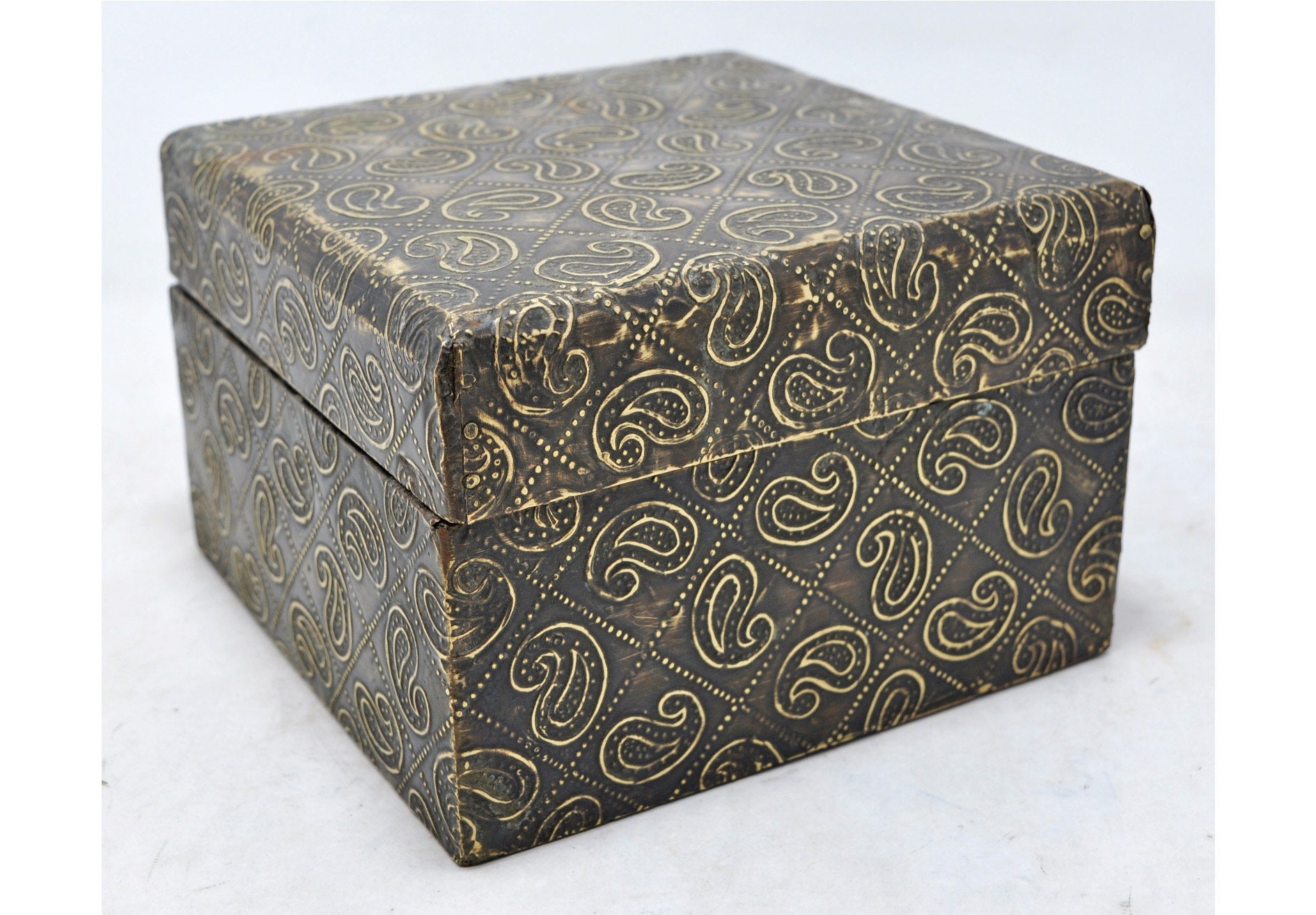 Vintage Holz Aufbewahrungsbox Original alte handgefertigte | Etsy