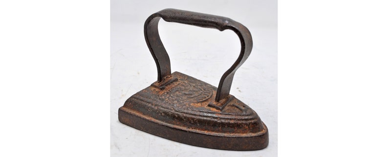 Antique Small Clothes Pressing Iron Original Old Hand Crafted