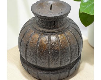 Antique Wooden Candle Holder Stand Original Old Hand Carved