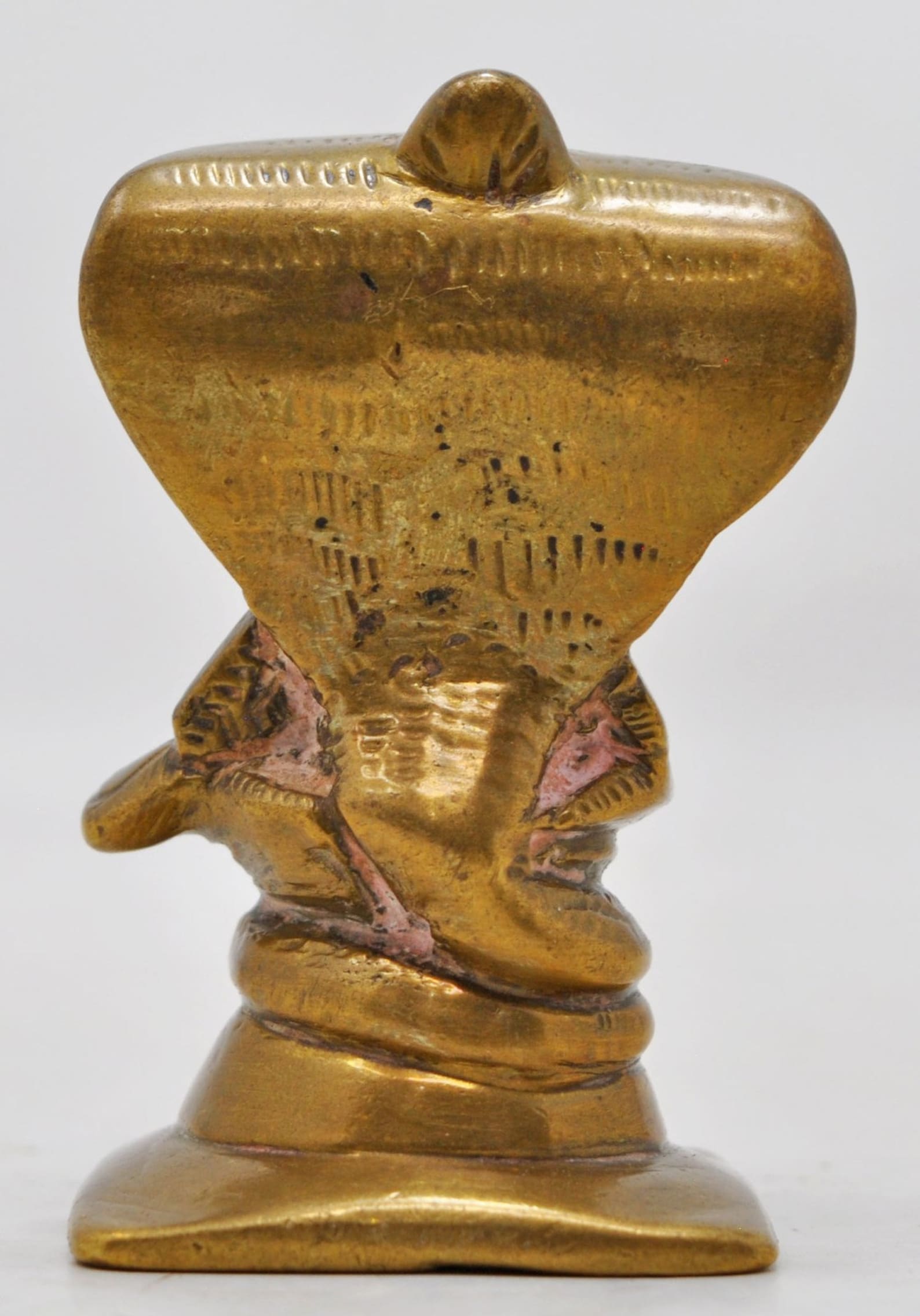 Antique Brass God Shiva Linga Idol Figurine Original Old Hand Etsy