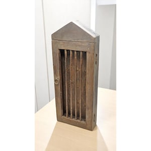 Vinttage Wooden Wall Décor Key Hanger Cabinet Original Old hand Crafted