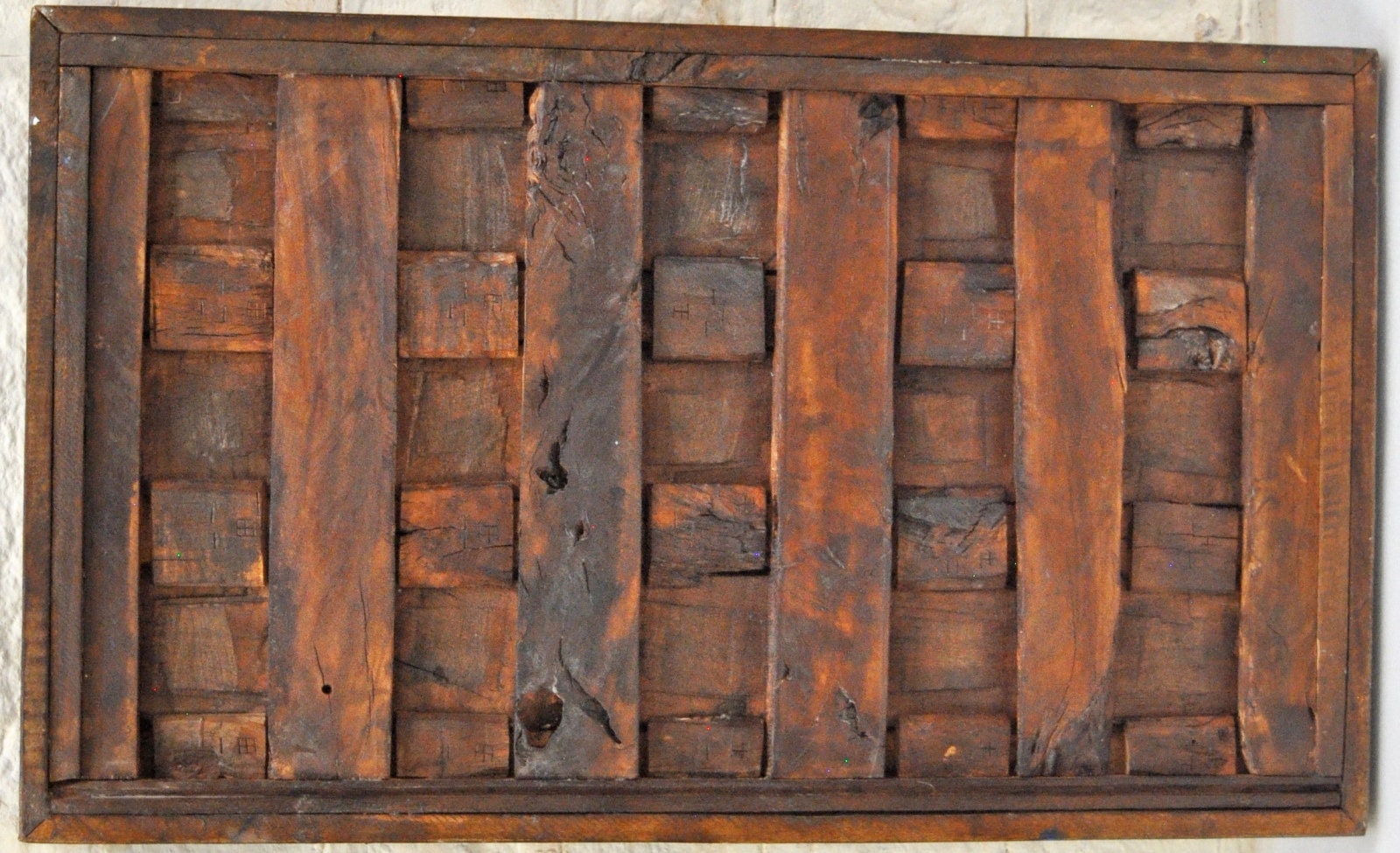 Antike Holz Floral Decke Panel Wand Dekor Original alte Hand | Etsy