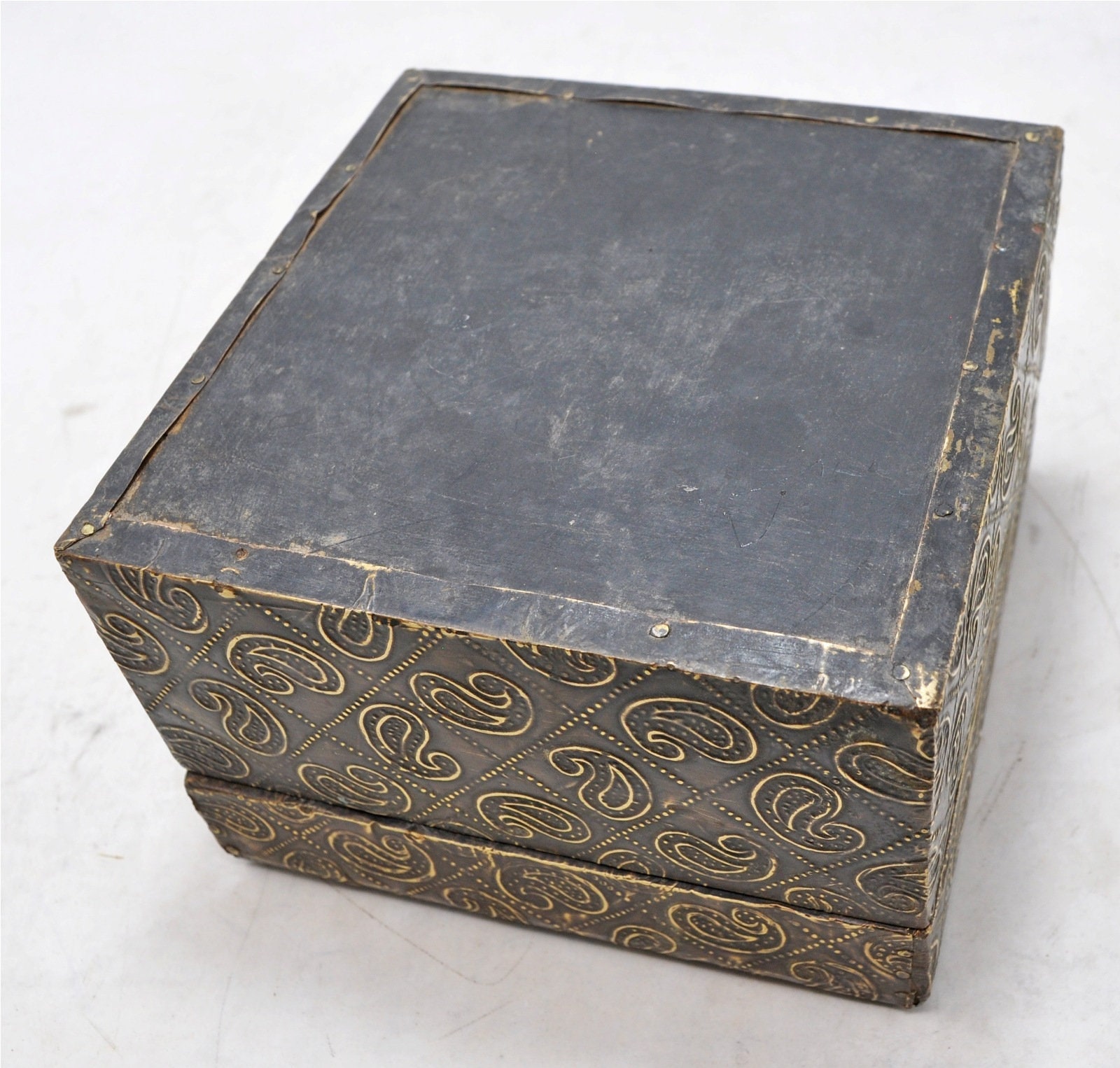 Vintage Holz Aufbewahrungsbox Original alte handgefertigte | Etsy