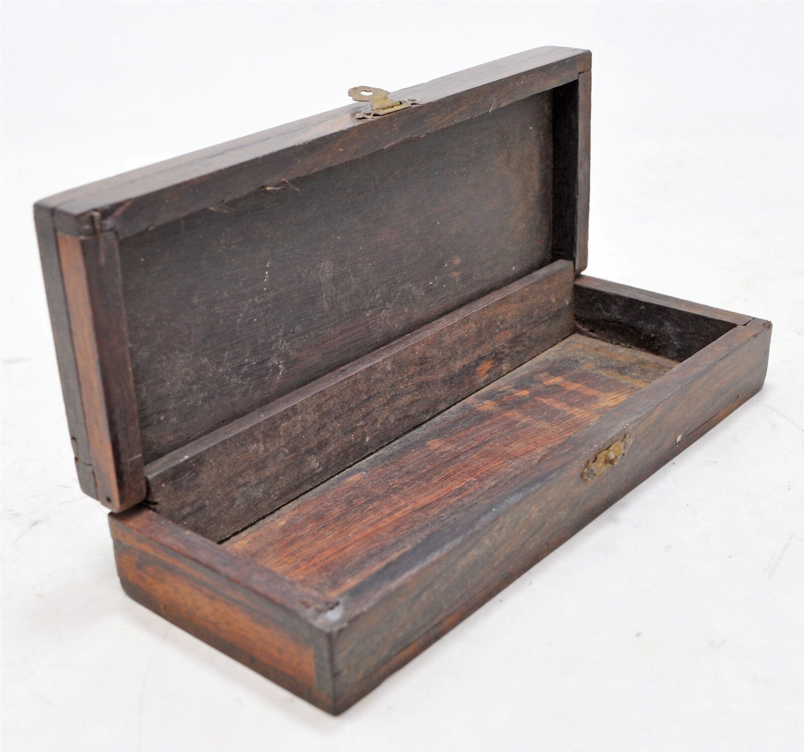 Antique Ebony Wood Small Storage Box Original Old Hand Carved Etsy