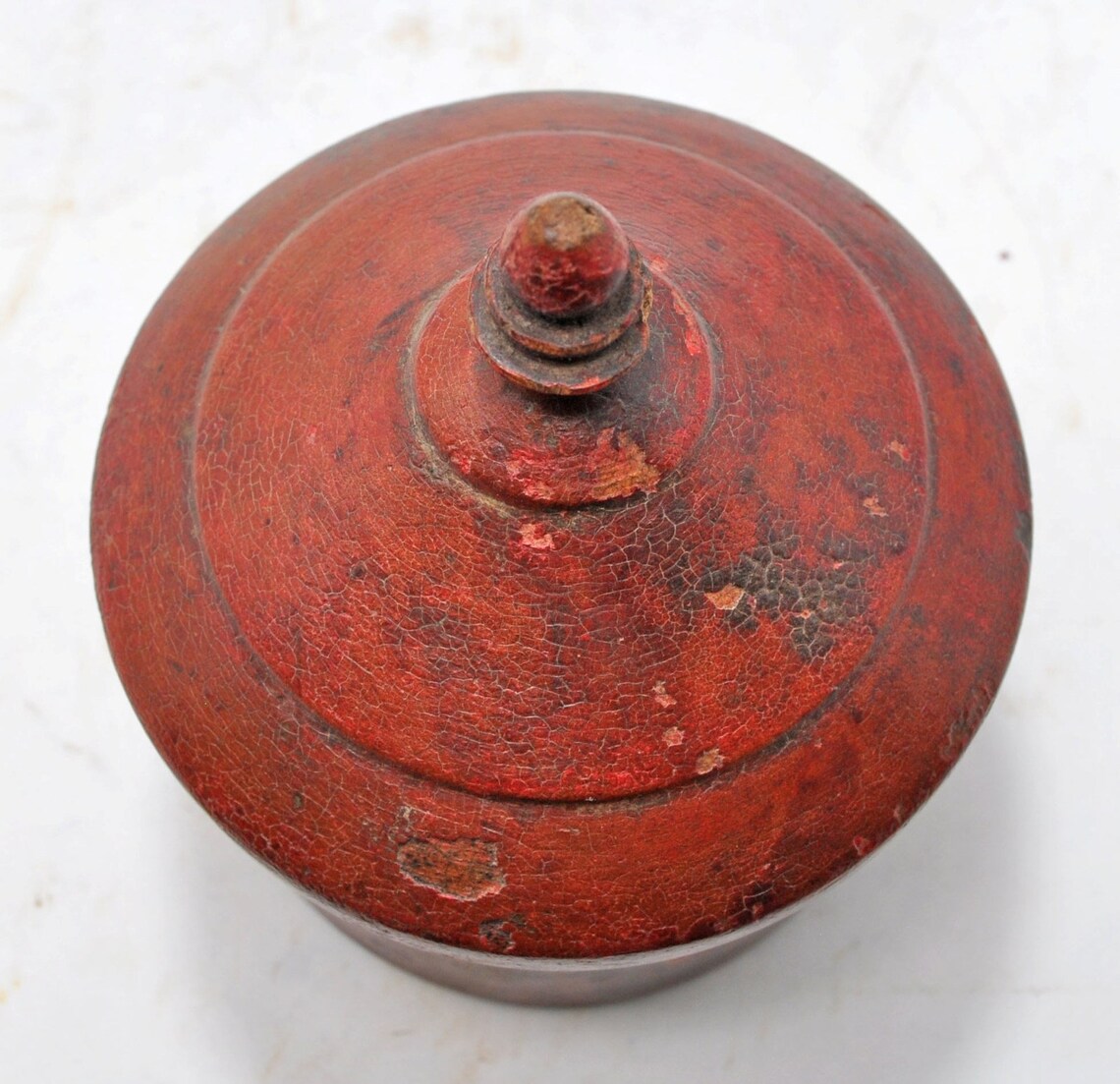 Madera antigua Kum Kum polvo Tika caja original a mano vieja | Etsy