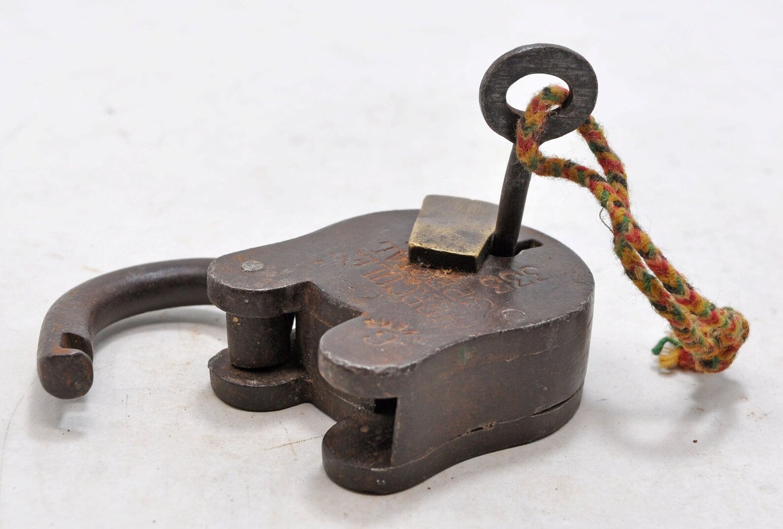 Antique Iron Levers System Pad Lock Original Old Hand Crafted Etsy