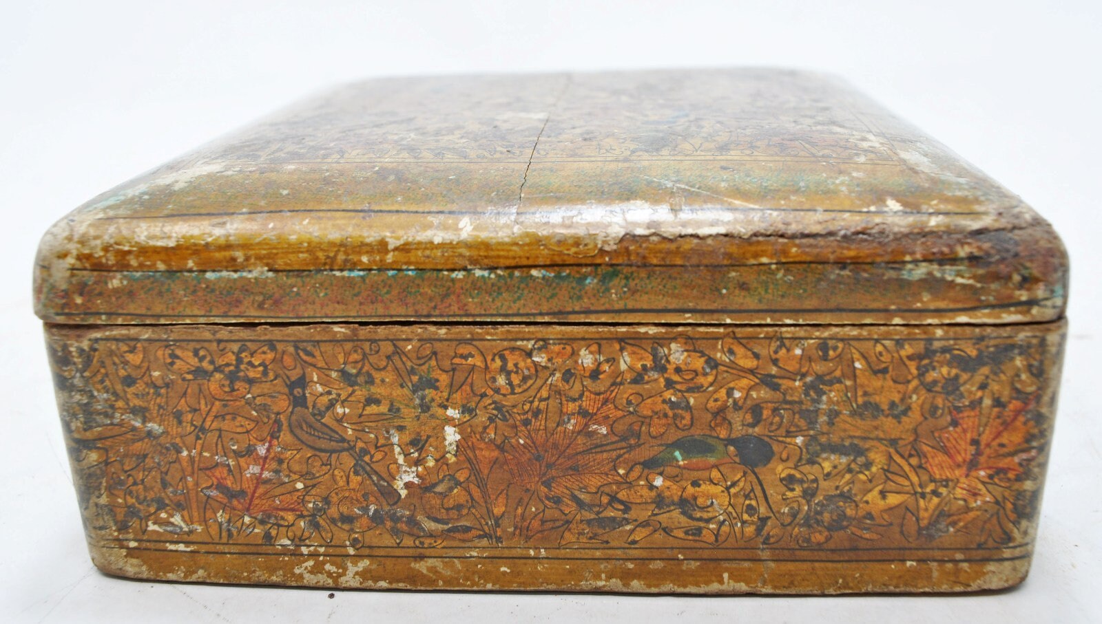 Antique Wooden Jewellery Box Original Old Hand Crafted Fine Etsy