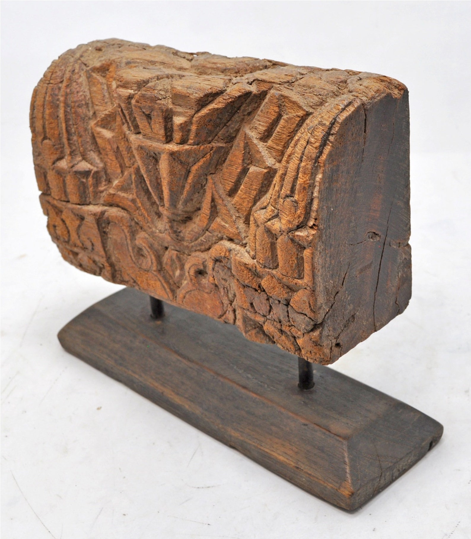 Antique Wooden Floral Carving Panel Plaque Original Old Hand Etsy UK