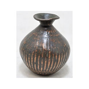 Antique Brass Copper Water Drinking Lota Pot Original Old Hand Crafted Engraved