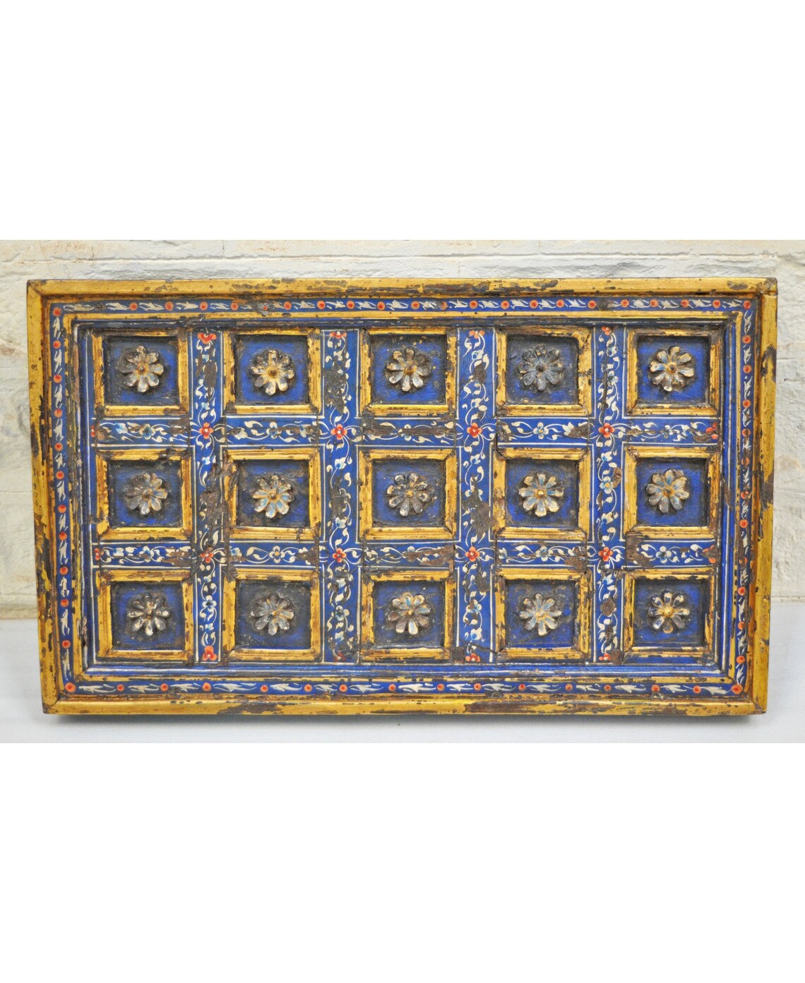 Antike Holz Floral Decke Panel Wand Dekor Original alte Hand | Etsy