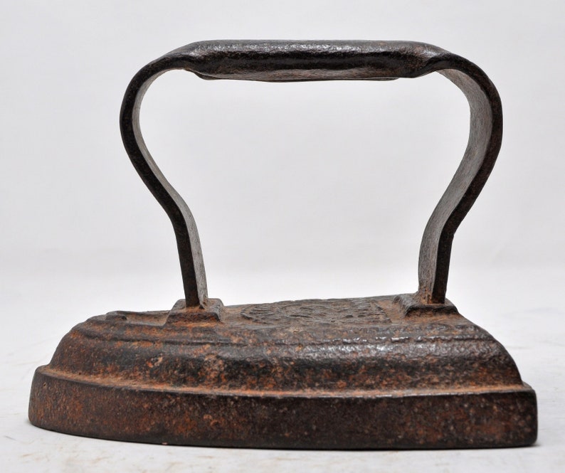 Antique Small Clothes Pressing Iron Original Old Hand Crafted