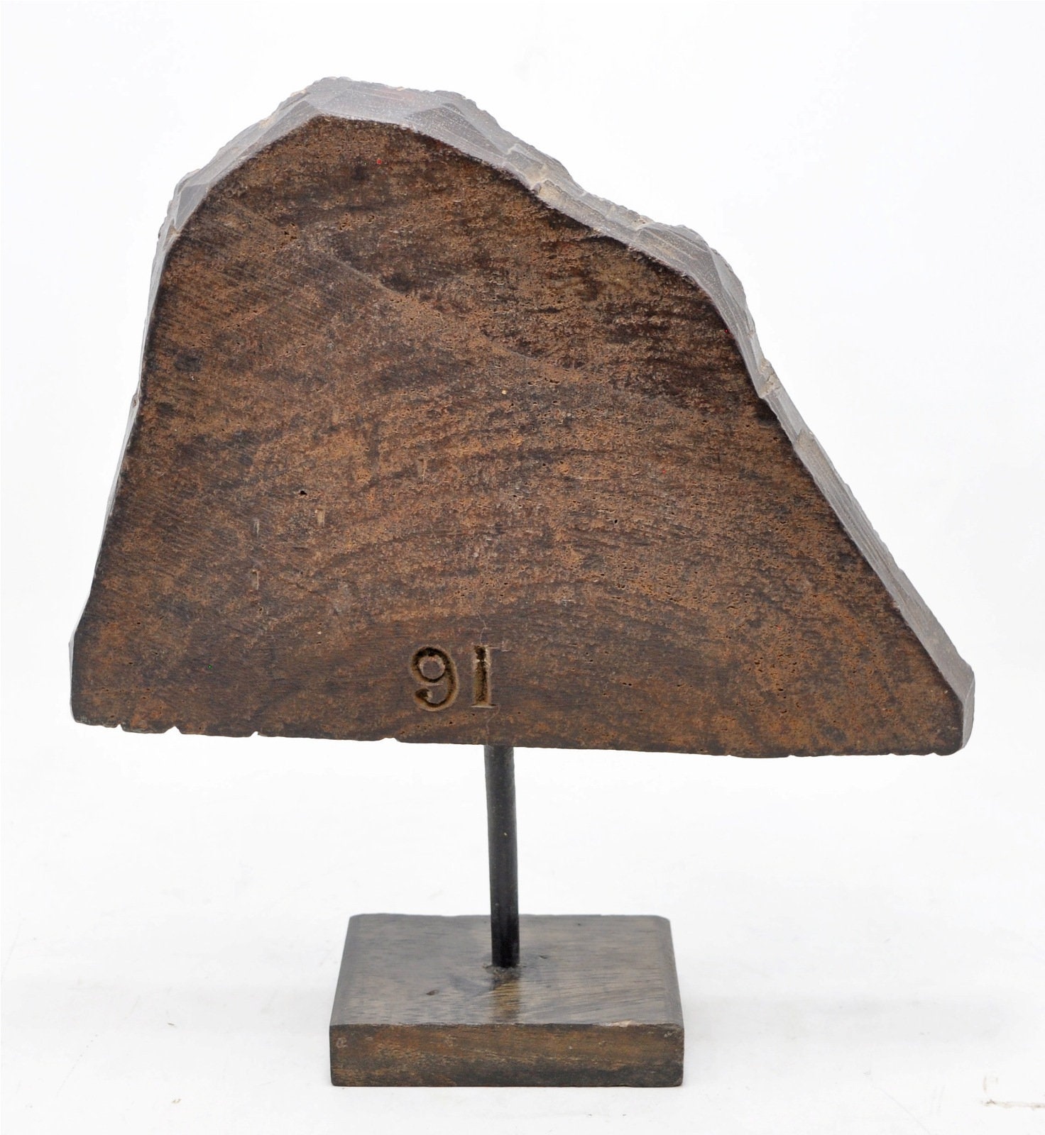 Antique Wooden Textile Printing Block Original Old Hand Carved Etsy UK