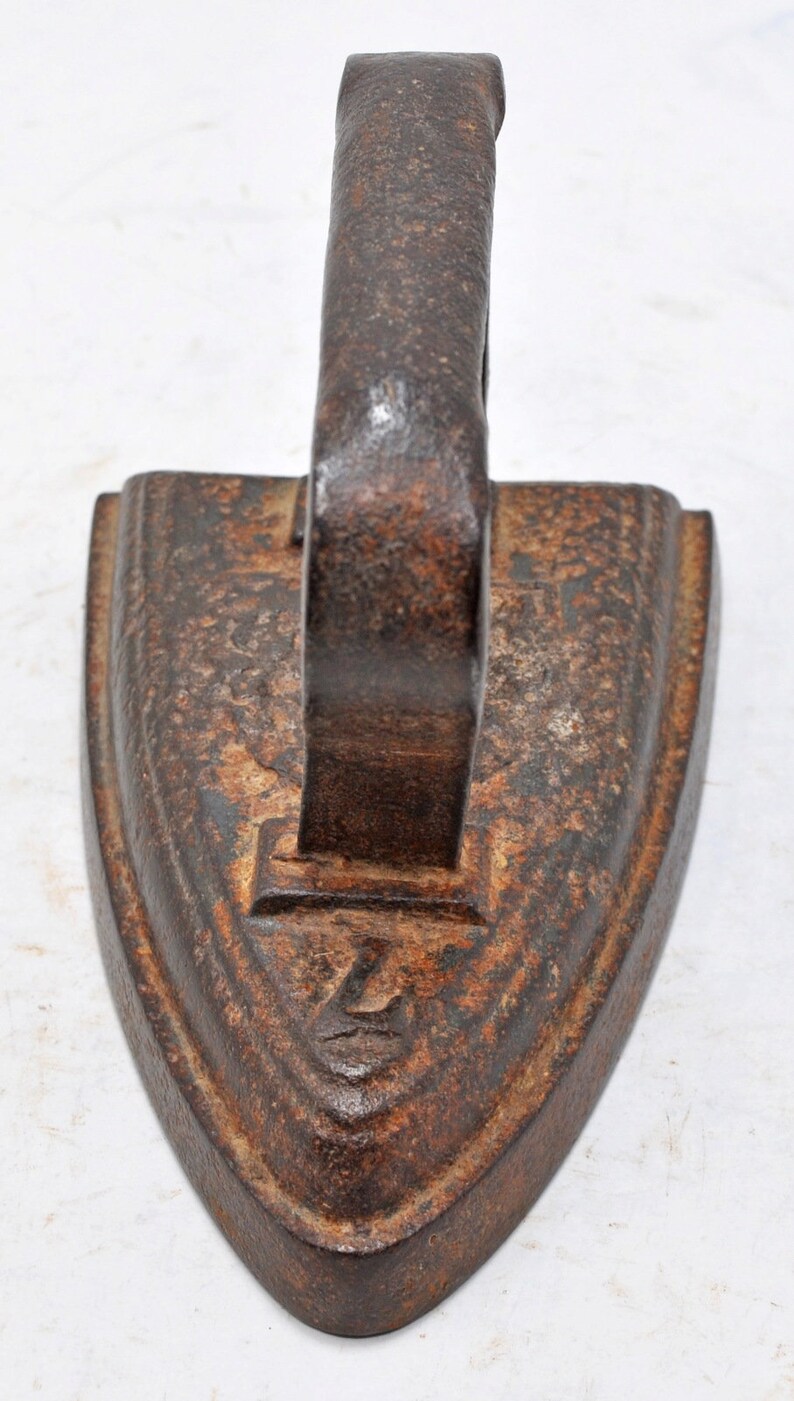 Antique Small Clothes Pressing Iron Original Old Hand Crafted