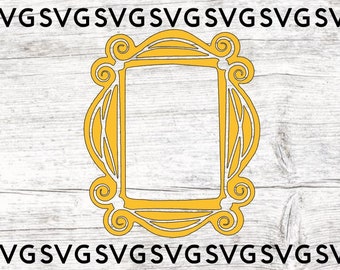 Friends Frame Svg Etsy