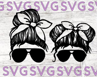 Download Messy Bun Svg Etsy