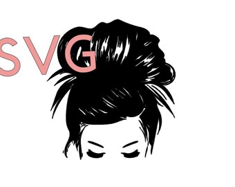 Download Hair Bun Svg Etsy