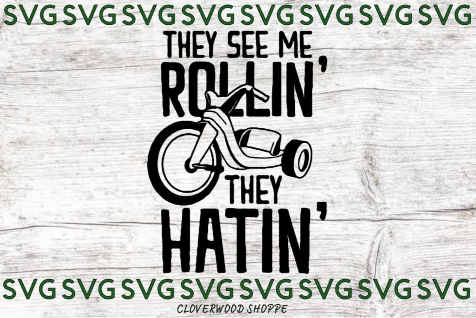 Rollin' SVG Kid's svg file Funny Kid SVG Trike SVG Etsy
