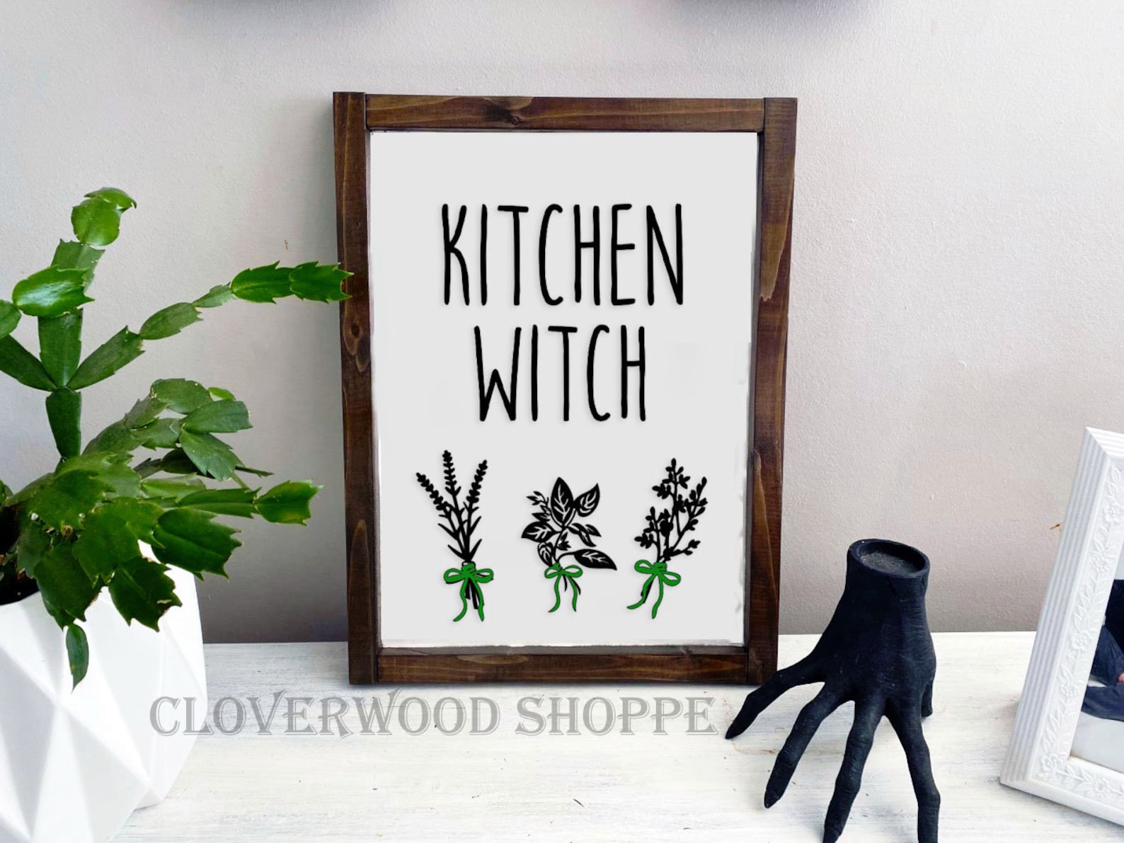 Kitchen Witch Wall Decor Sign Witch Wall Sign Kitchen Decor | Etsy