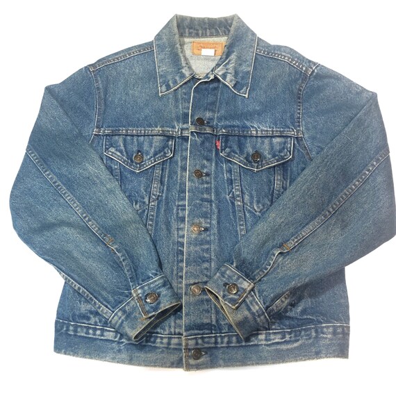 Vintage 70s 80s Levi’s Denim Blue Jean Trucker Jac