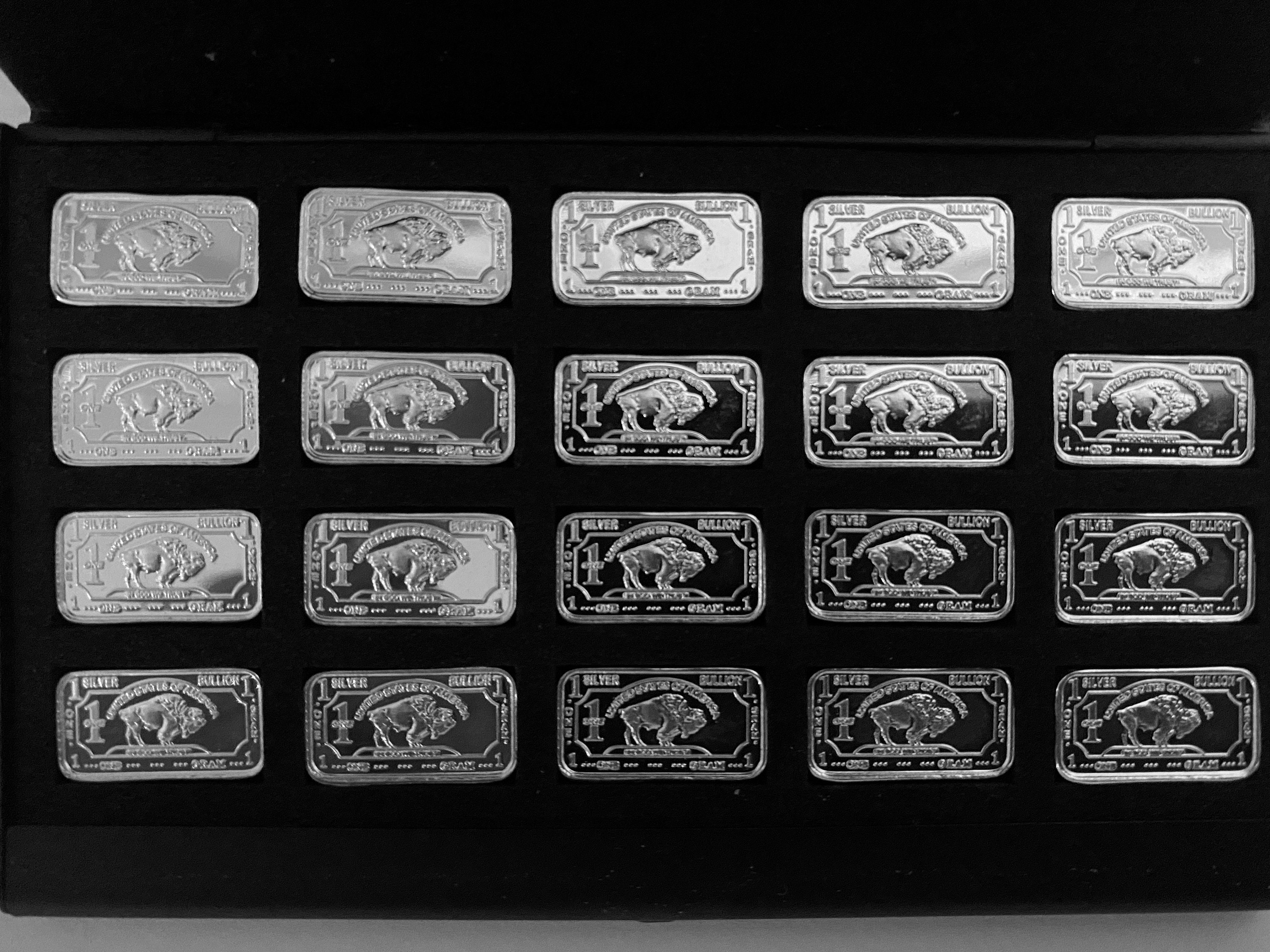 Silver Bullion Bar Gold Bullion Bar Precious Metal Case Includes Bonus