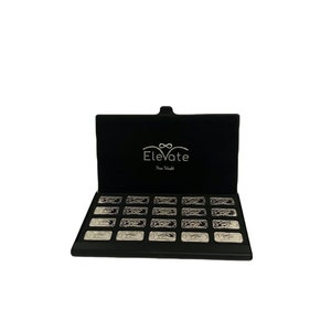 Silver bullion bar Gold Bullion bar Precious Metal Case Includes Bonus! (20) 1 gram Buffalo .999 Solid Silver Bars. Elevate your Wealth!!