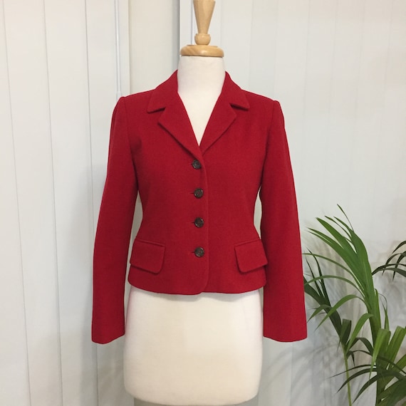 1950’s Red Wool Crop Jacket