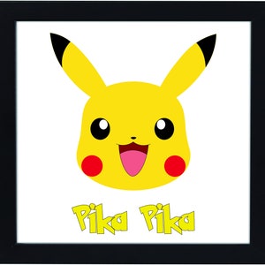 Pikachu - Pika Pika Poster 8x10 Digital Download