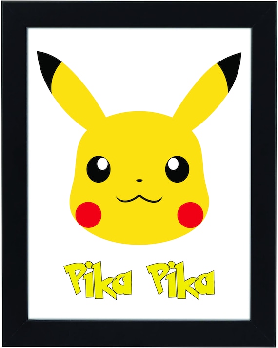 ピカチュウ - ピカピカポスター デジタルダウンロード - Etsy 日本