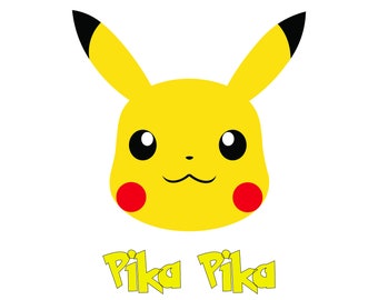 Pikachu - Pika Pika Poster Download digitale