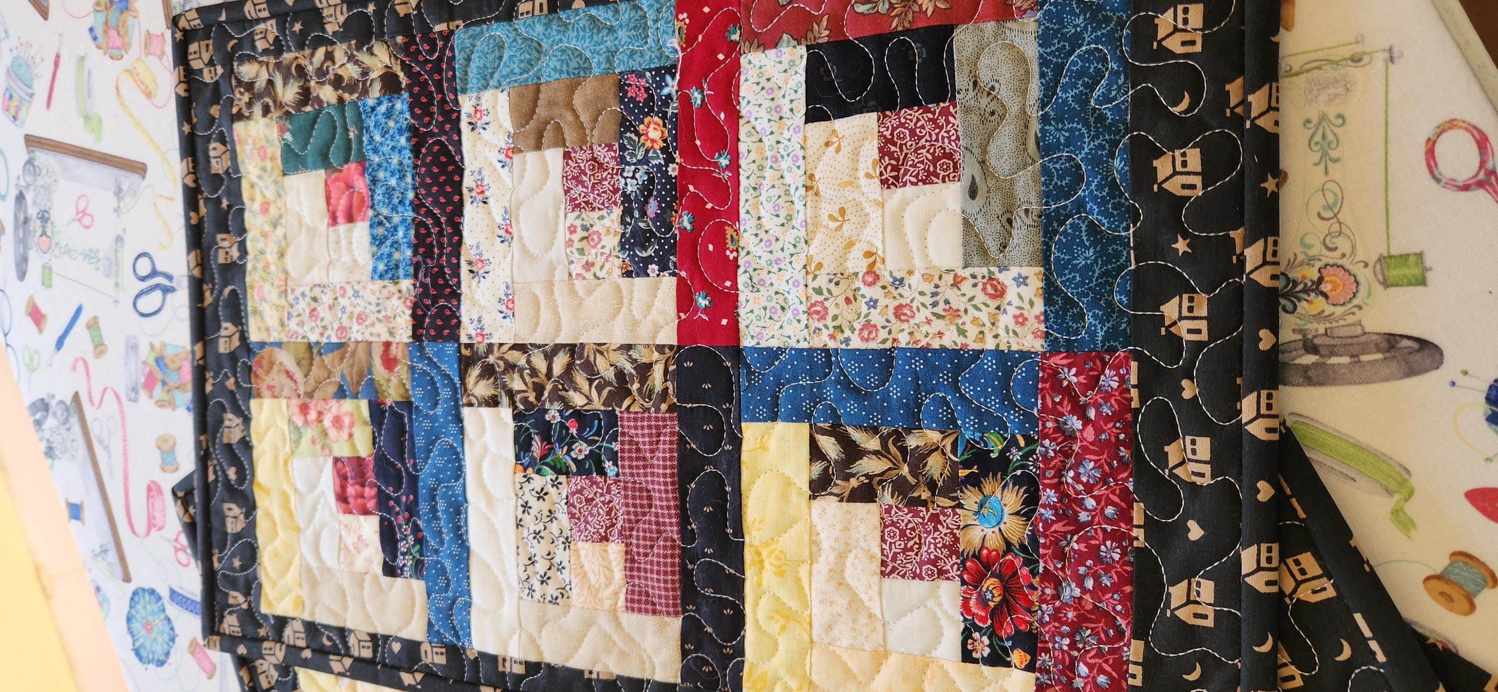 Handmade Quilted Placemats Etsy