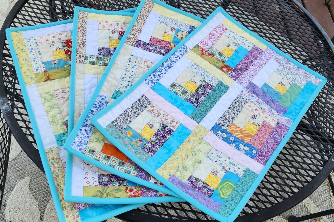 Handmade Quilted Placemats Etsy