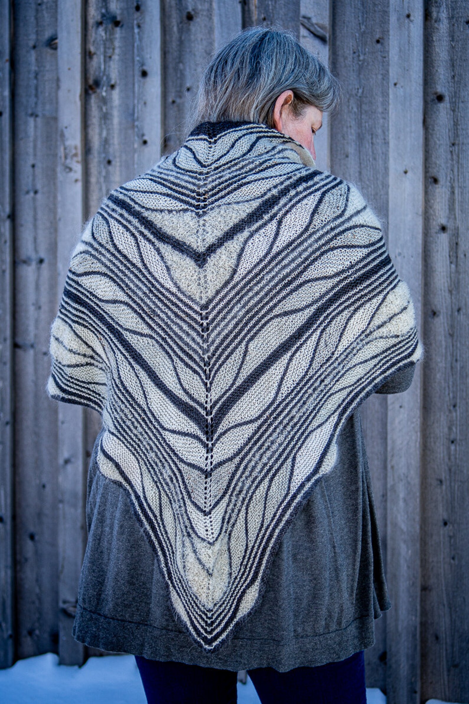 Butterfly Papillon Shawl Kit Marin Melchior Dramatic Etsy