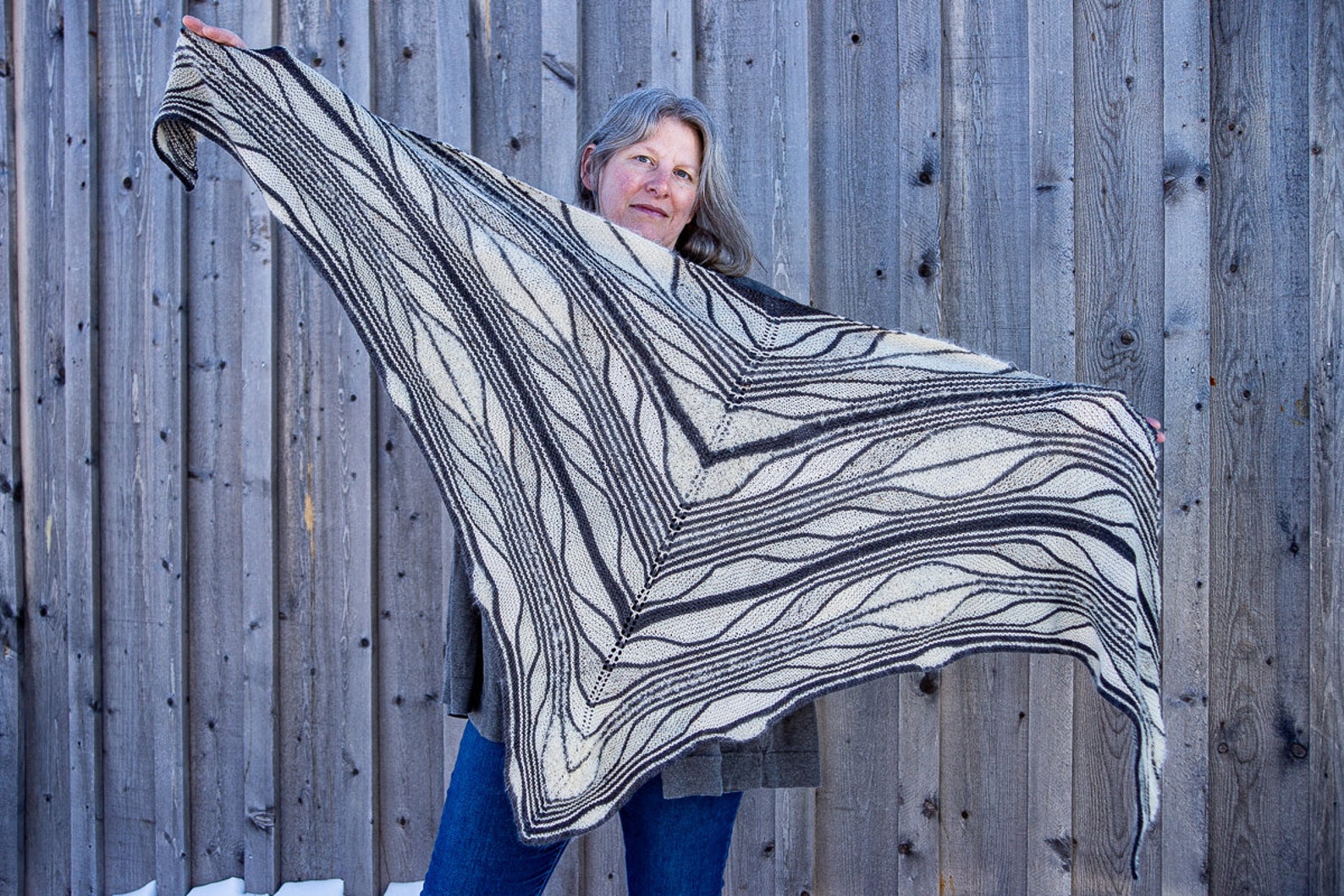 Butterfly Papillon Shawl Kit Marin Melchior Dramatic Etsy