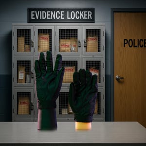 Brandon James Killer Gloves – Scream TV Series Inspired – Lakewood Slasher Costume Prop – Screen Accurate Horror Gloves (Pair)