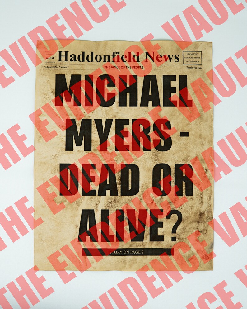 Halloween Movie Prop Form Bundle 4 Forms Etsy