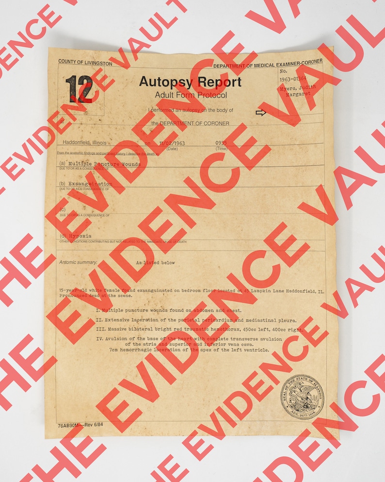 Halloween Movie Prop Form Bundle 4 Forms Etsy