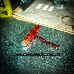 Corey Cunningham Korkenzieher, H.Ends Copycat Killer H.Ends, Horror Replik, Slasher Cosplay Zubehör - Film Inspiriert Prop