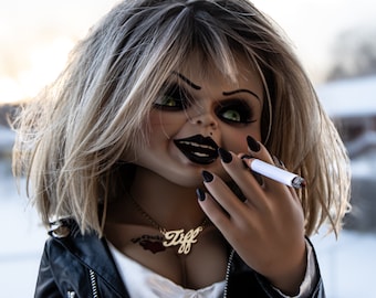 tiffany chucky movie smoking cigarettes Bride of (1998) @brundleflyforawhiteguy on Tumblr 13 Days of Halloween Day