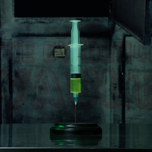 Saw Movie Jigsaw Killer Sedative Cosplay Replica Prop *Convention Safe*