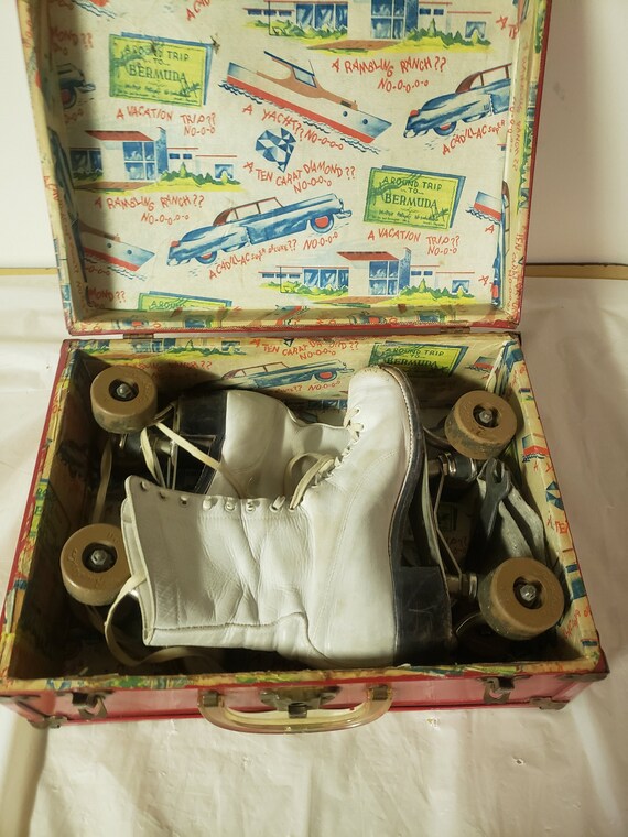 Hyde vintage white roller skates