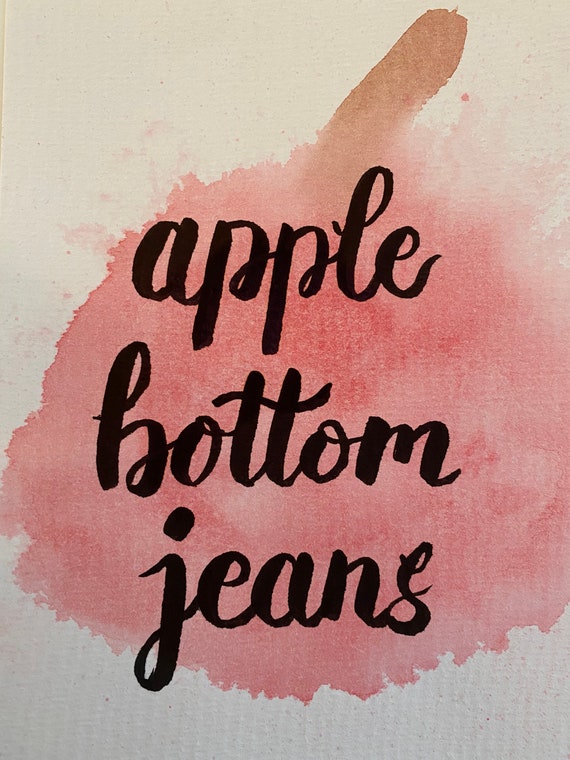 Apple Bottom Jeans Funny Custom 