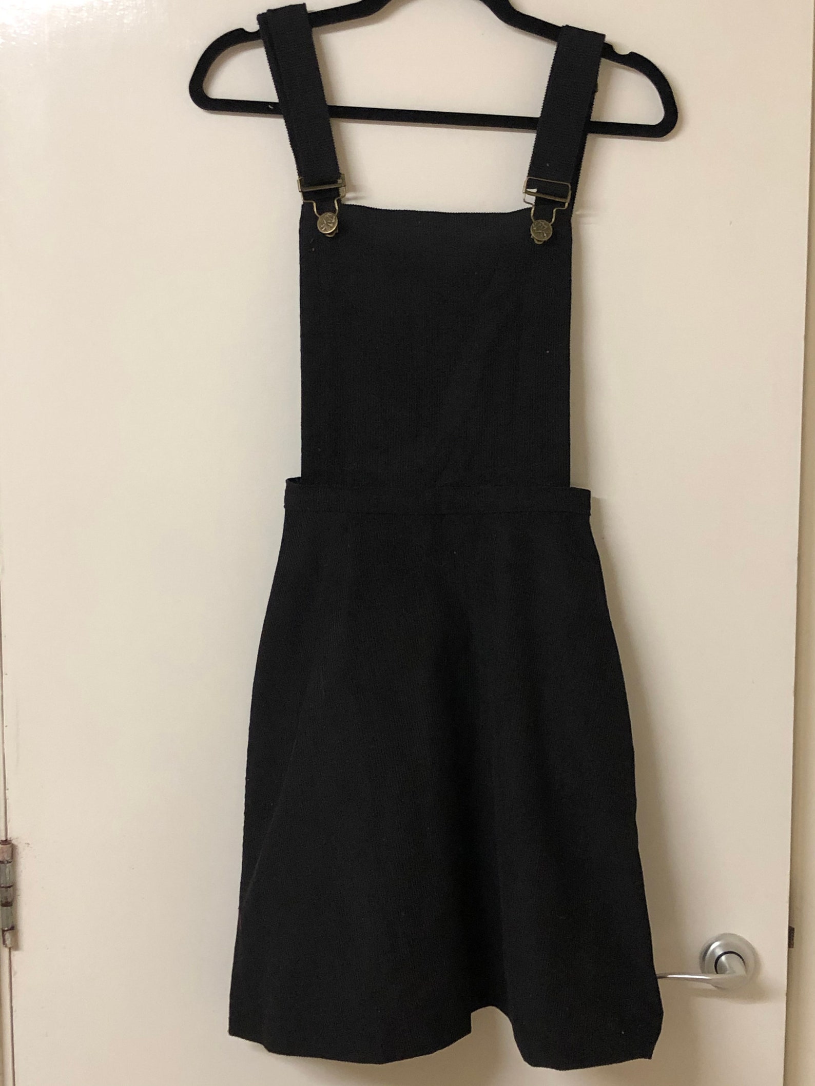 Black Pinafore Dress | Etsy