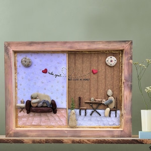 miles apart gift for friends/couples/family/boss, gift for best friend/fiancé/husband/wife living abroad miles apart