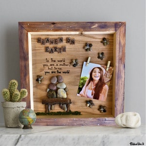 special Gift for mother-Mother&#39;s day gift-pebble art mother-mother daughter gift-gift for my best friend-gift for my wife-mother son gift